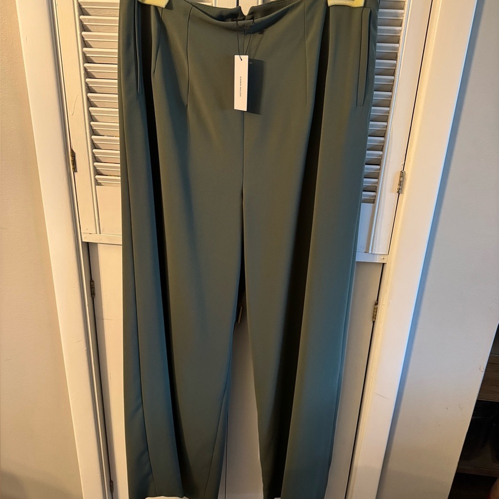 Karen Millen Olive Green Trousers